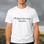 T-shirt I love bainville-aux-saules