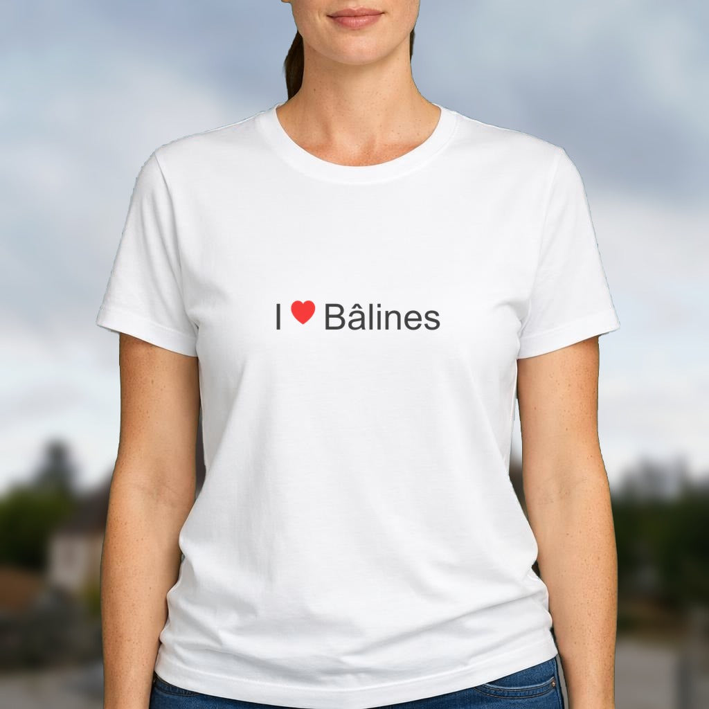 T-shirt I love bâlines