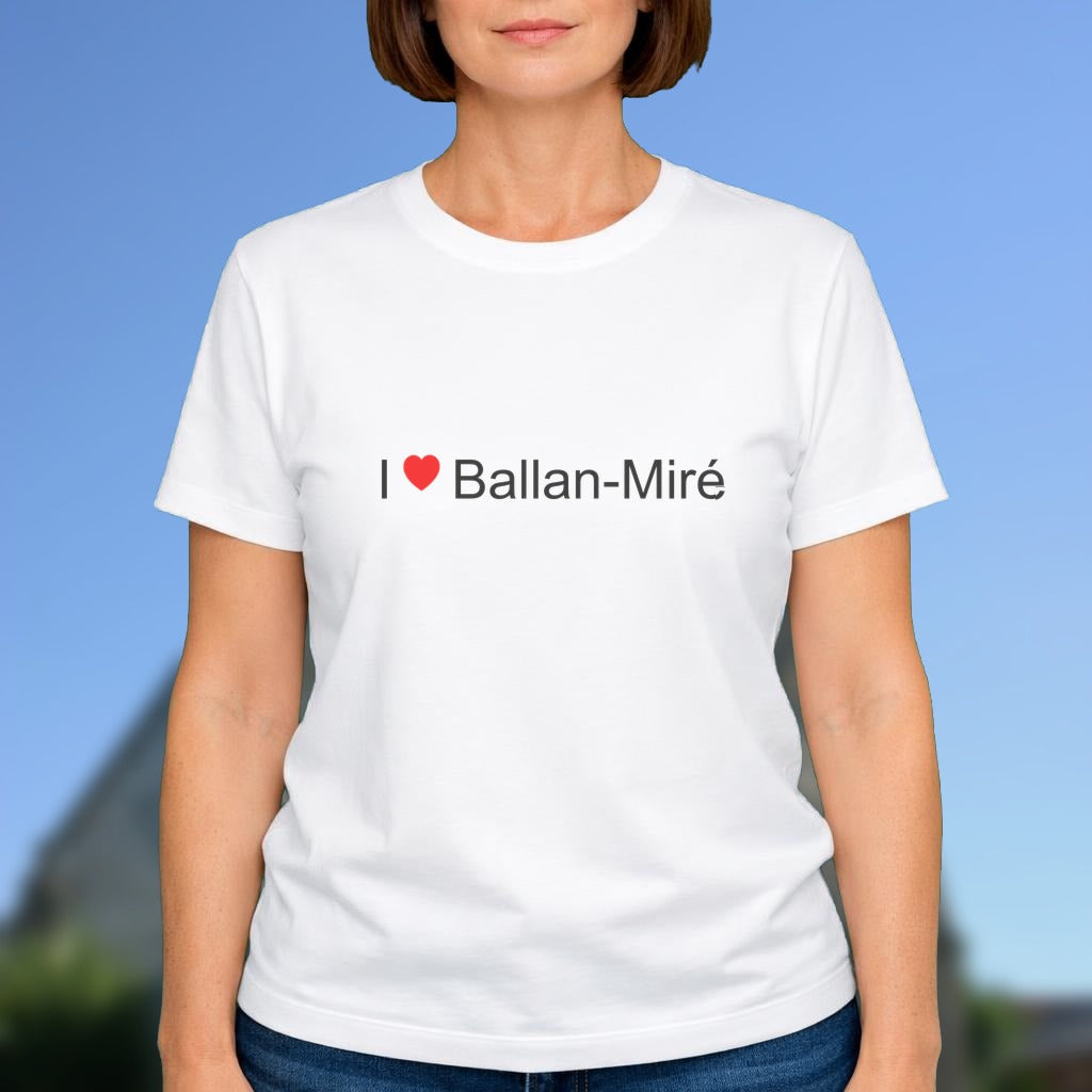 T-shirt I love ballan-miré