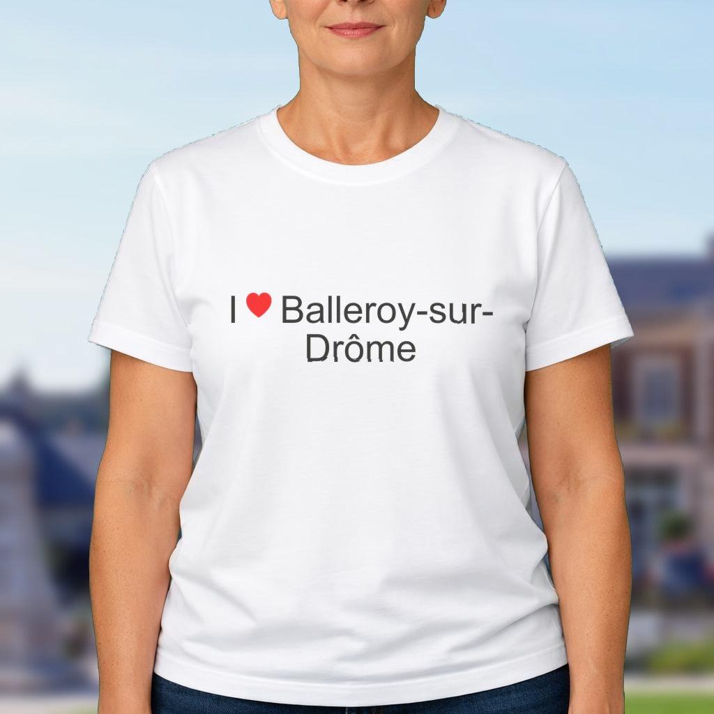 T-shirt I love balleroy-sur-drôme