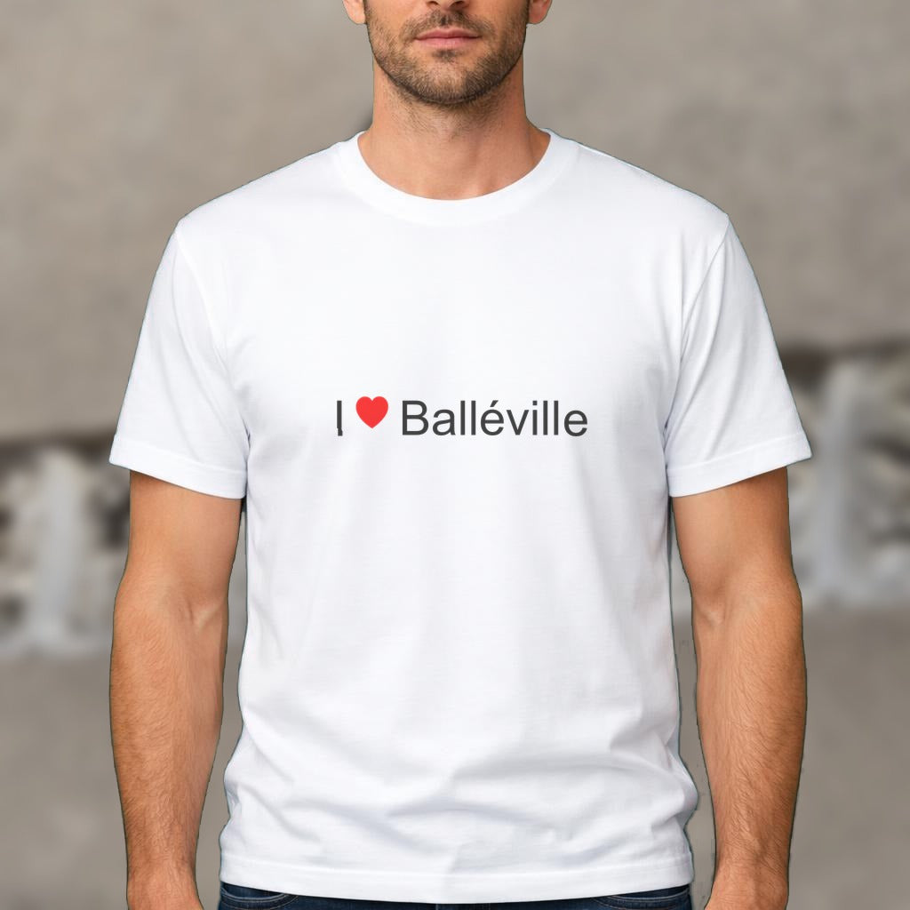 T-shirt I love balléville