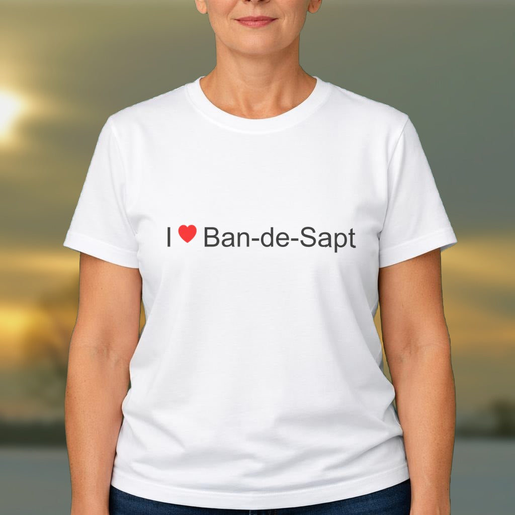 T-shirt I love ban-de-sapt