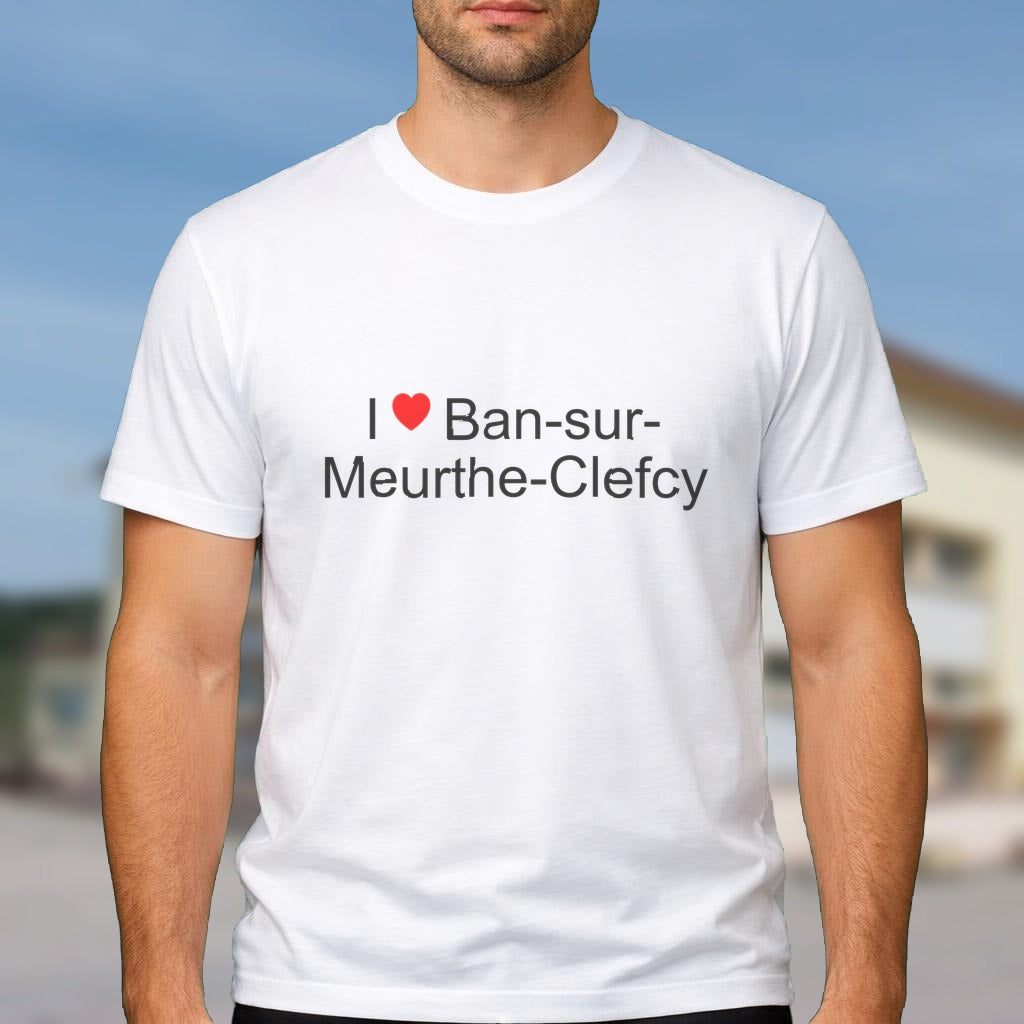 T-shirt I love ban-sur-meurthe-clefcy