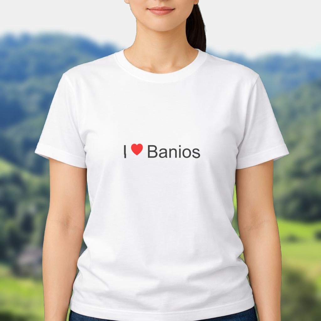 T-shirt I love banios