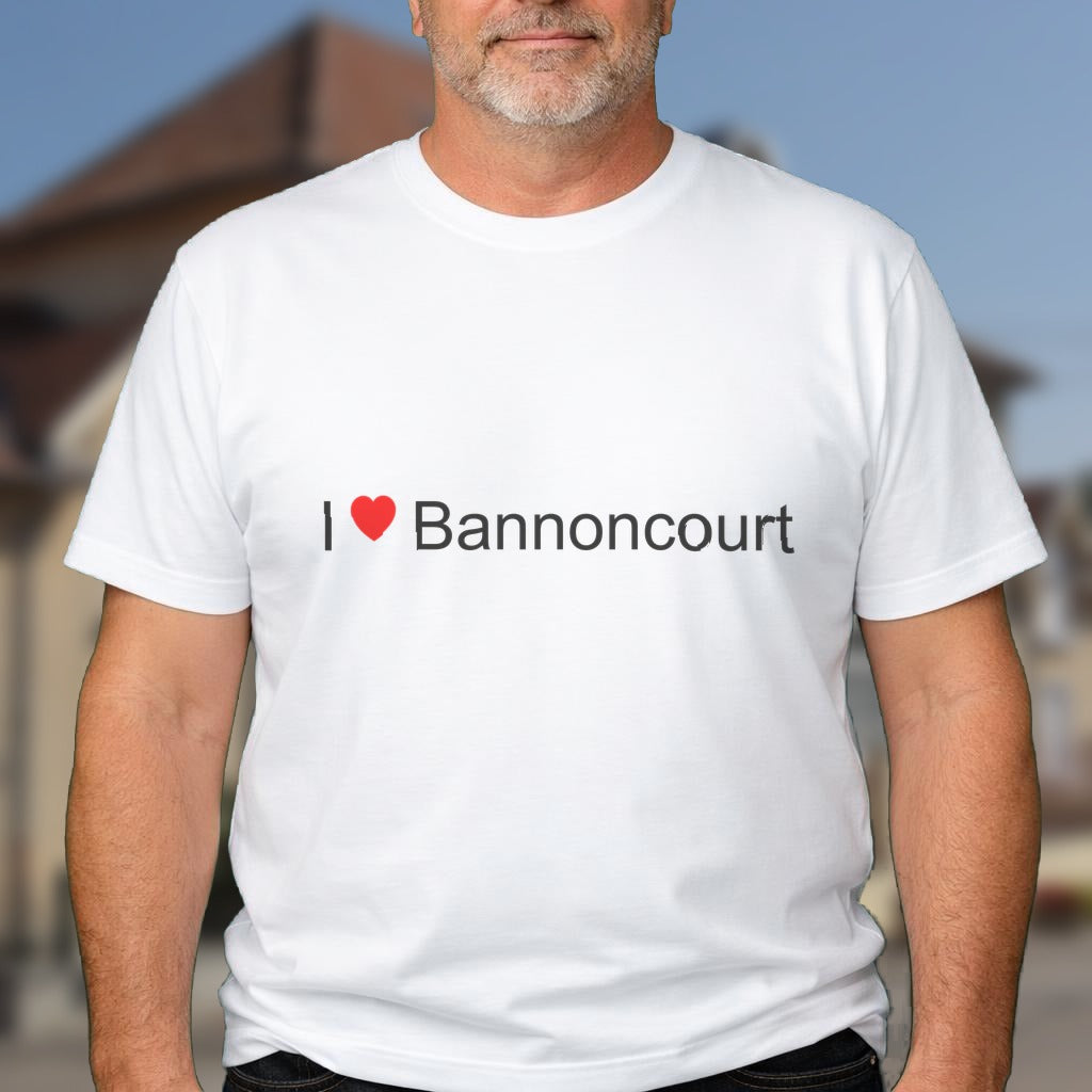 T-shirt I love bannoncourt