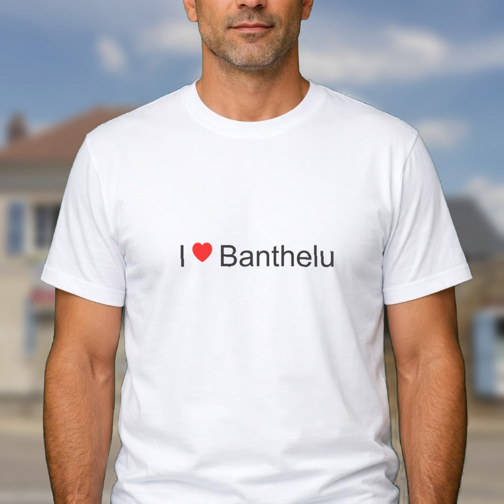 T-shirt I love banthelu