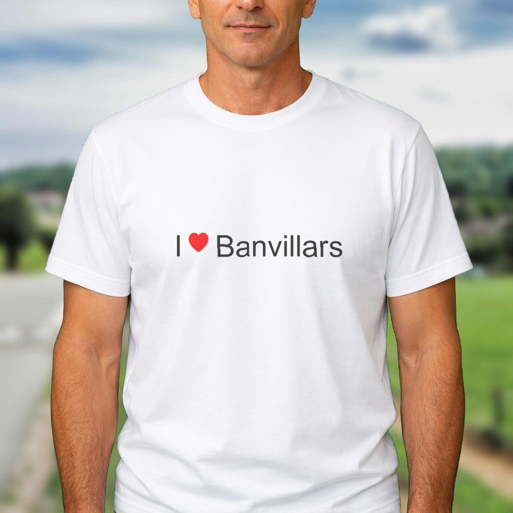 T-shirt I love banvillars