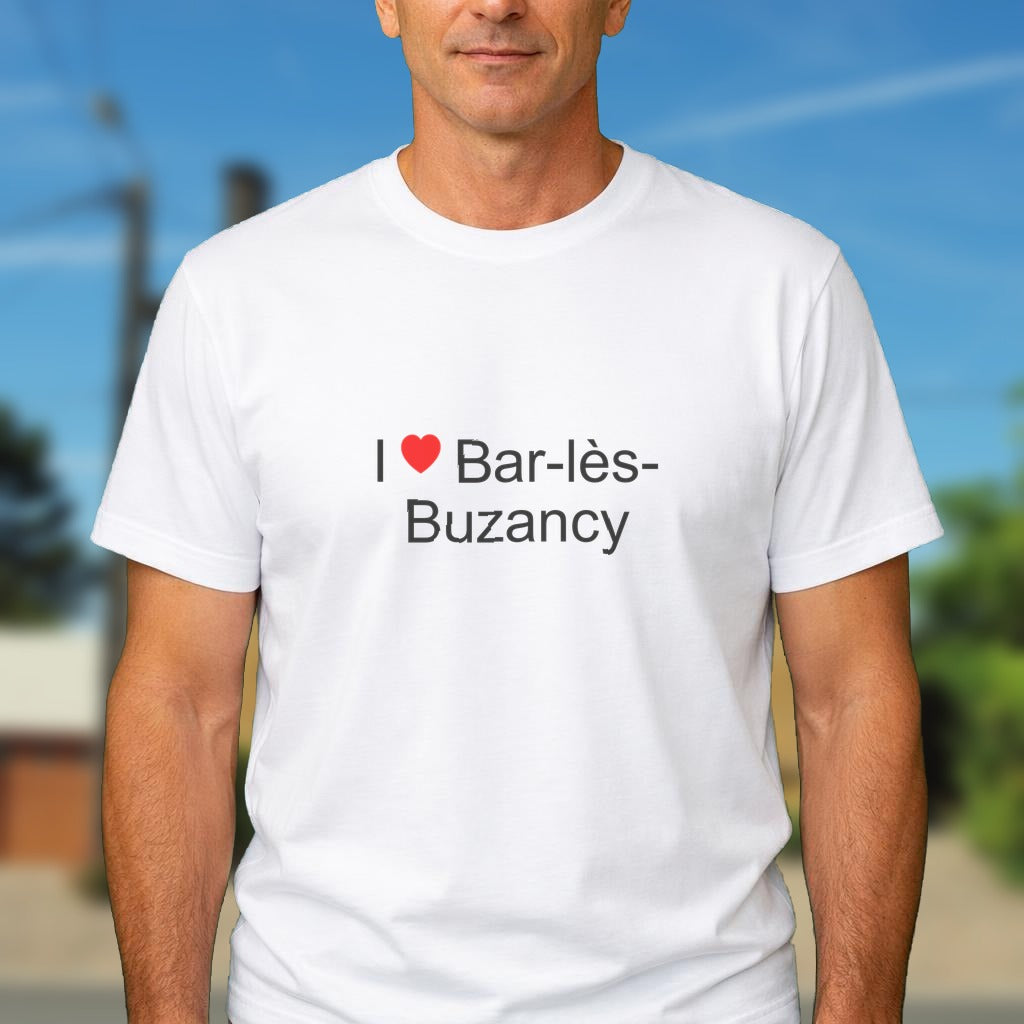 T-shirt I love bar-lès-buzancy