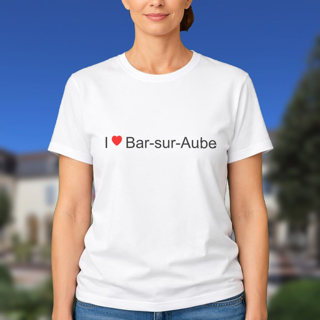 T-shirt I love bar-sur-aube