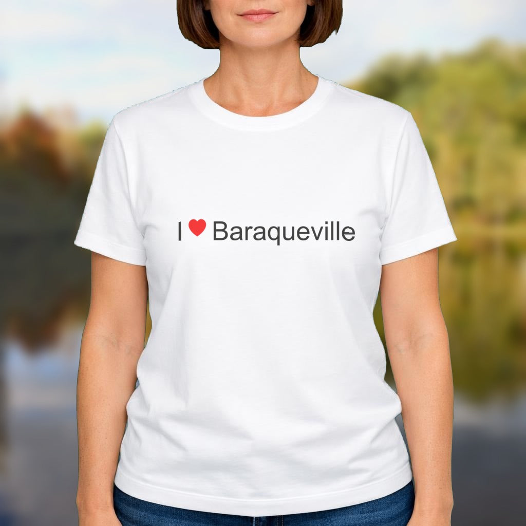 T-shirt I love baraqueville