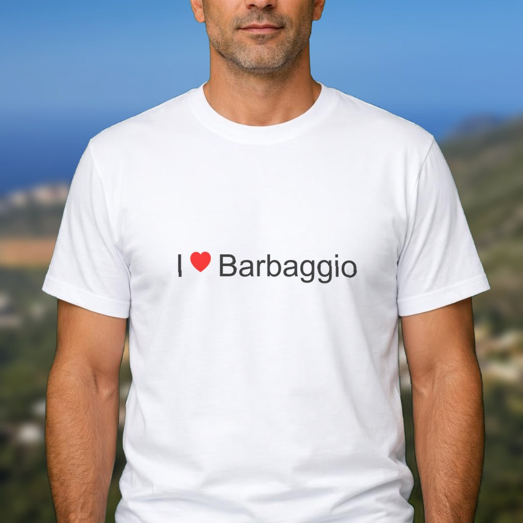 T-shirt I love barbaggio