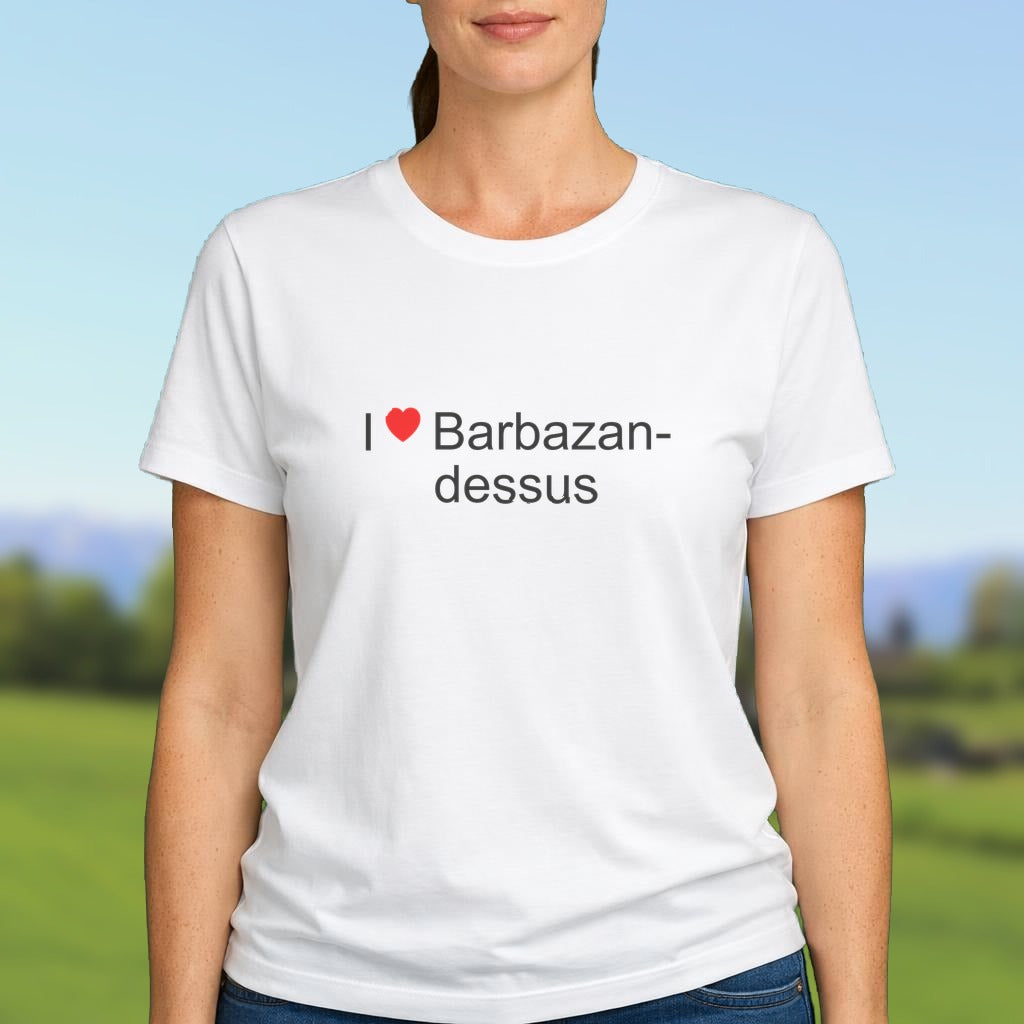 T-shirt I love barbazan-dessus