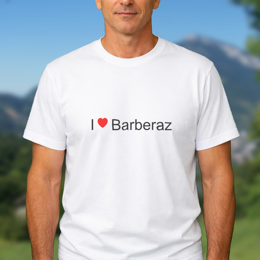 T-shirt I love barberaz