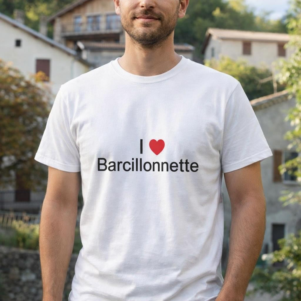 T-shirt I love barcillonnette