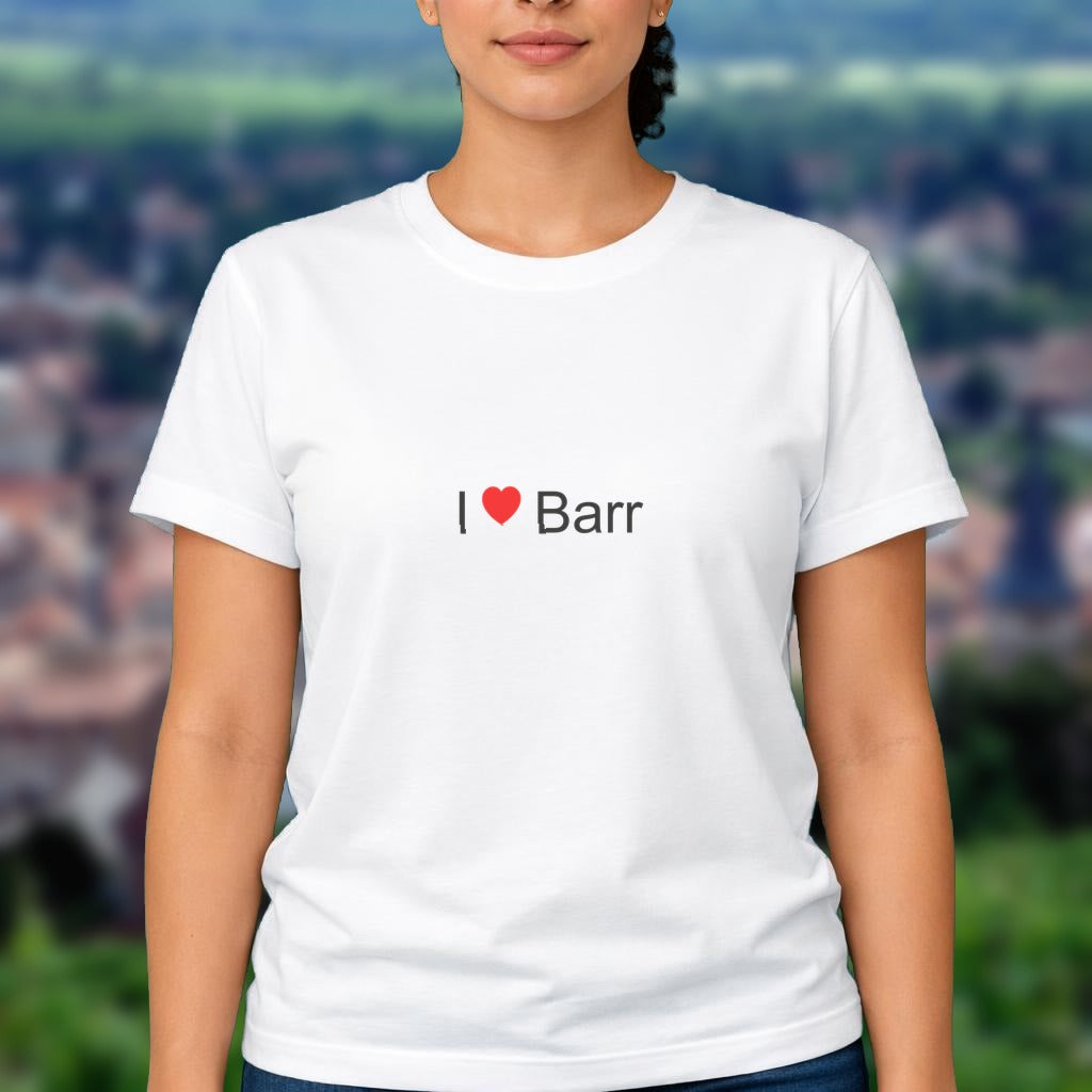 T-shirt I love barr