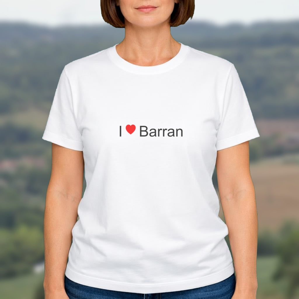 T-shirt I love barran