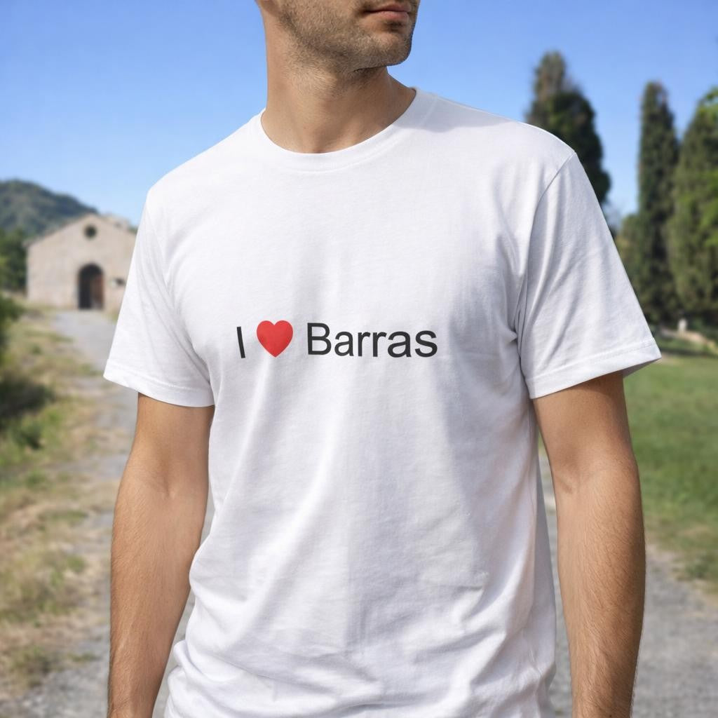 T-shirt I love barras