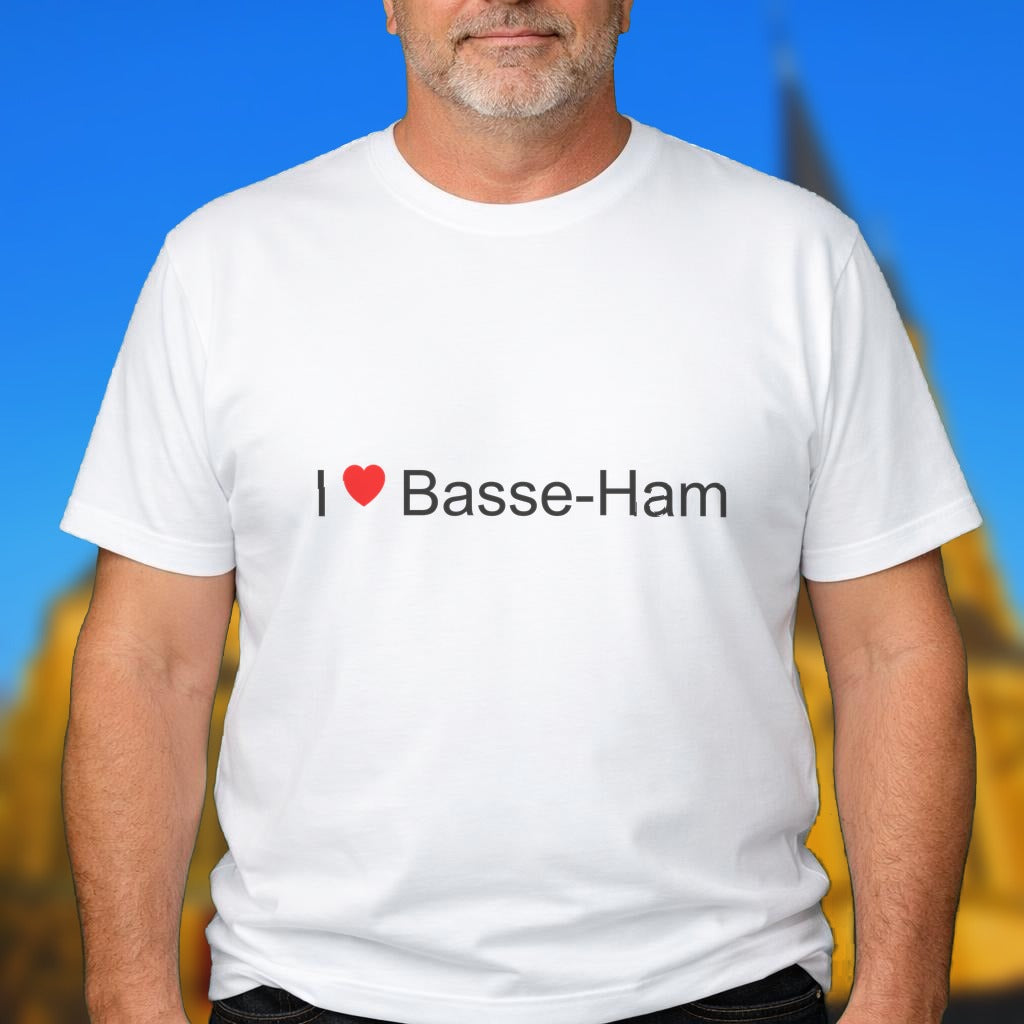 T-shirt I love basse-ham