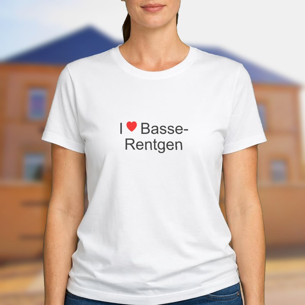 T-shirt I love basse-rentgen