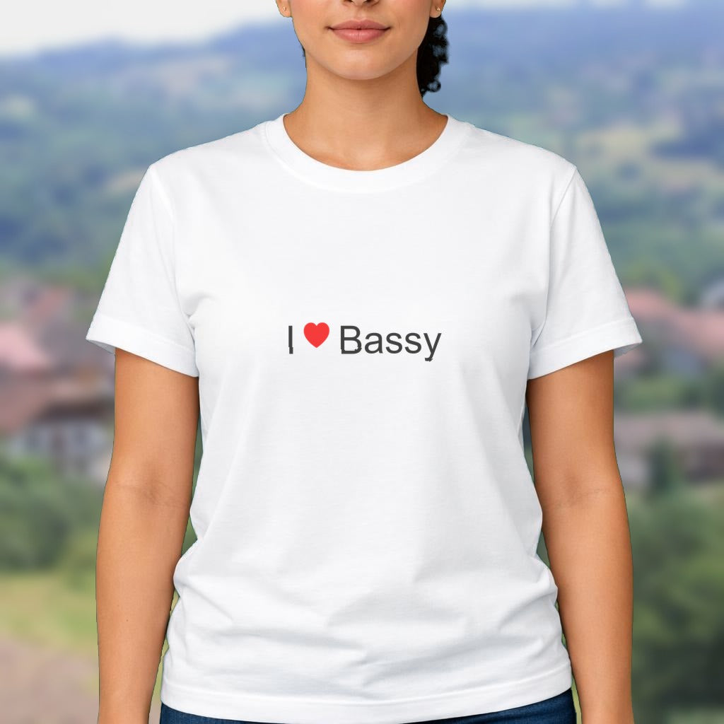 T-shirt I love bassy