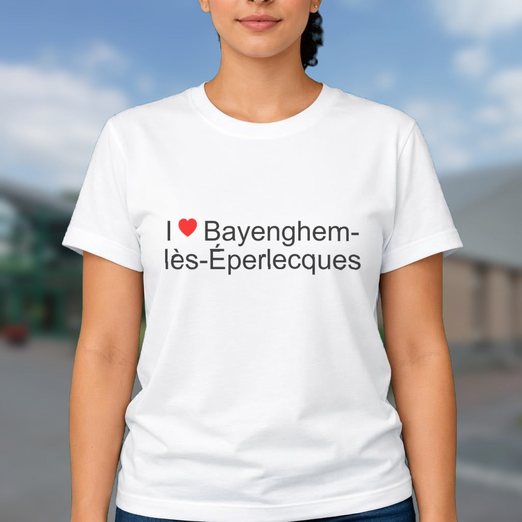 T-shirt I love bayenghem-lès-éperlecques