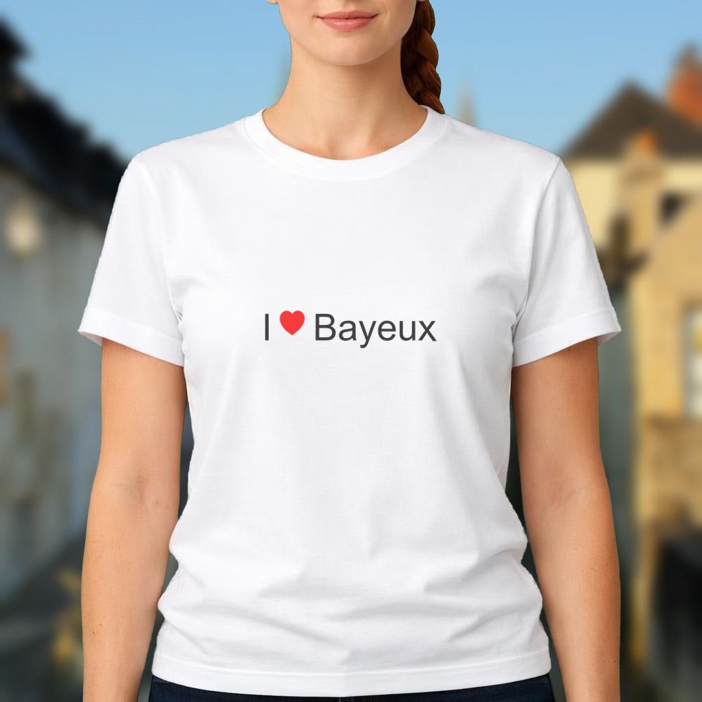 T-shirt I love bayeux