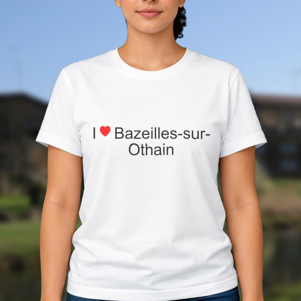 T-shirt I love bazeilles-sur-othain