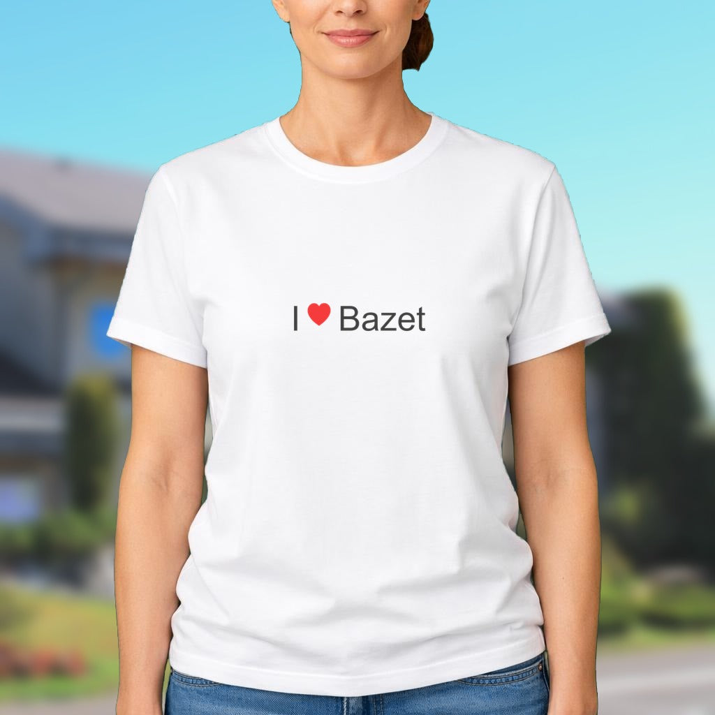 T-shirt I love bazet