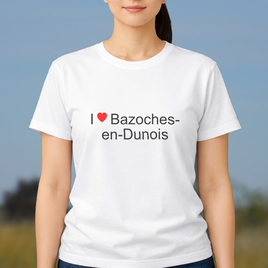 T-shirt I love bazoches-en-dunois