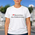 T-shirt I love bazoches-les-gallerandes