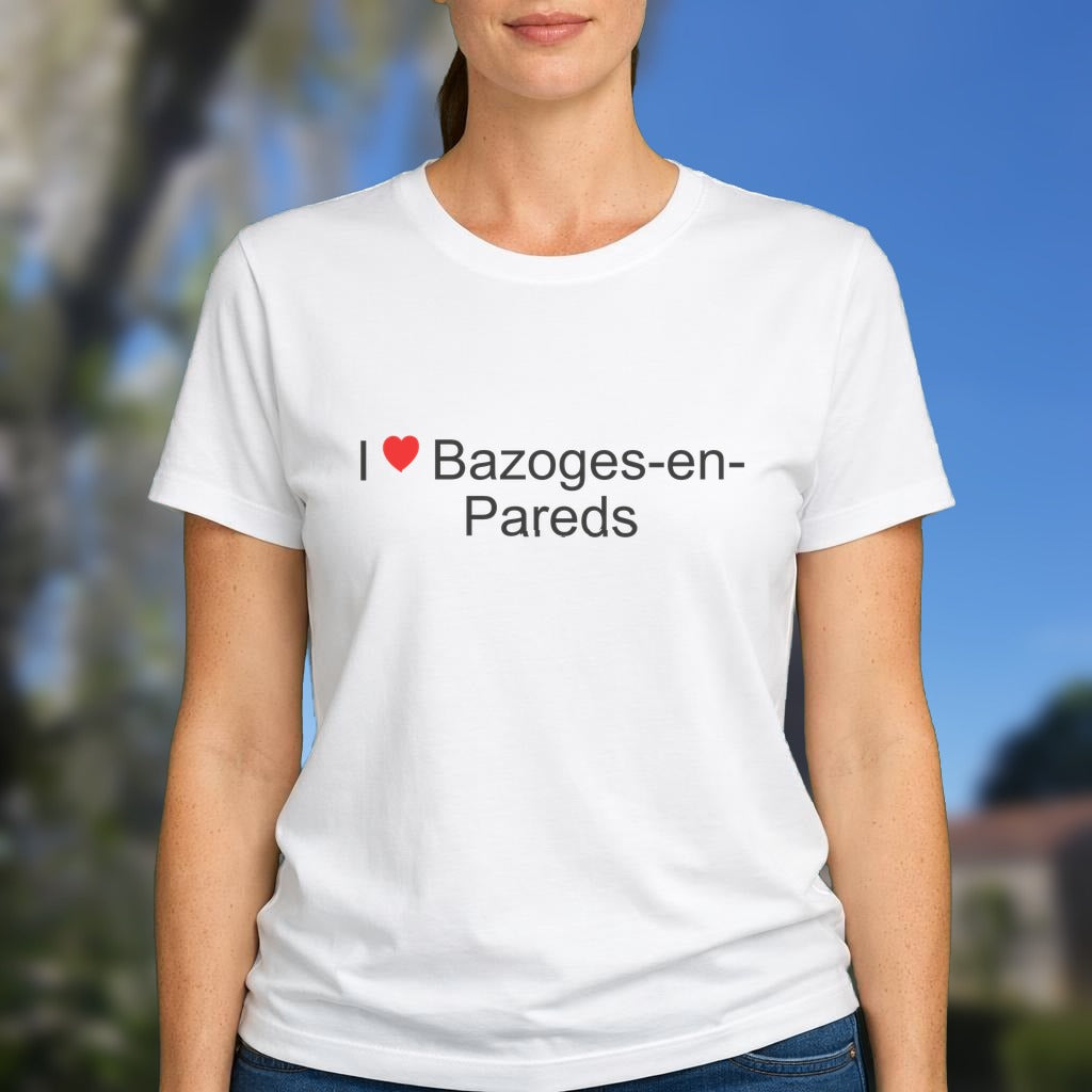 T-shirt I love bazoges-en-pareds