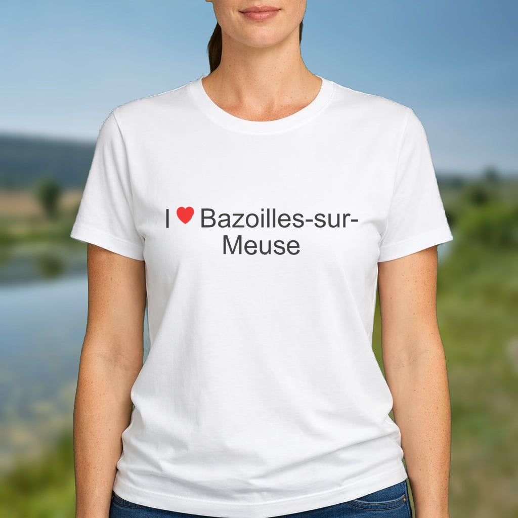 T-shirt I love bazoilles-sur-meuse