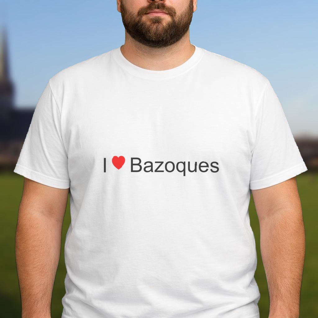 T-shirt I love bazoques