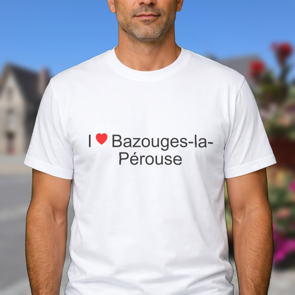 T-shirt I love bazouges-la-pérouse