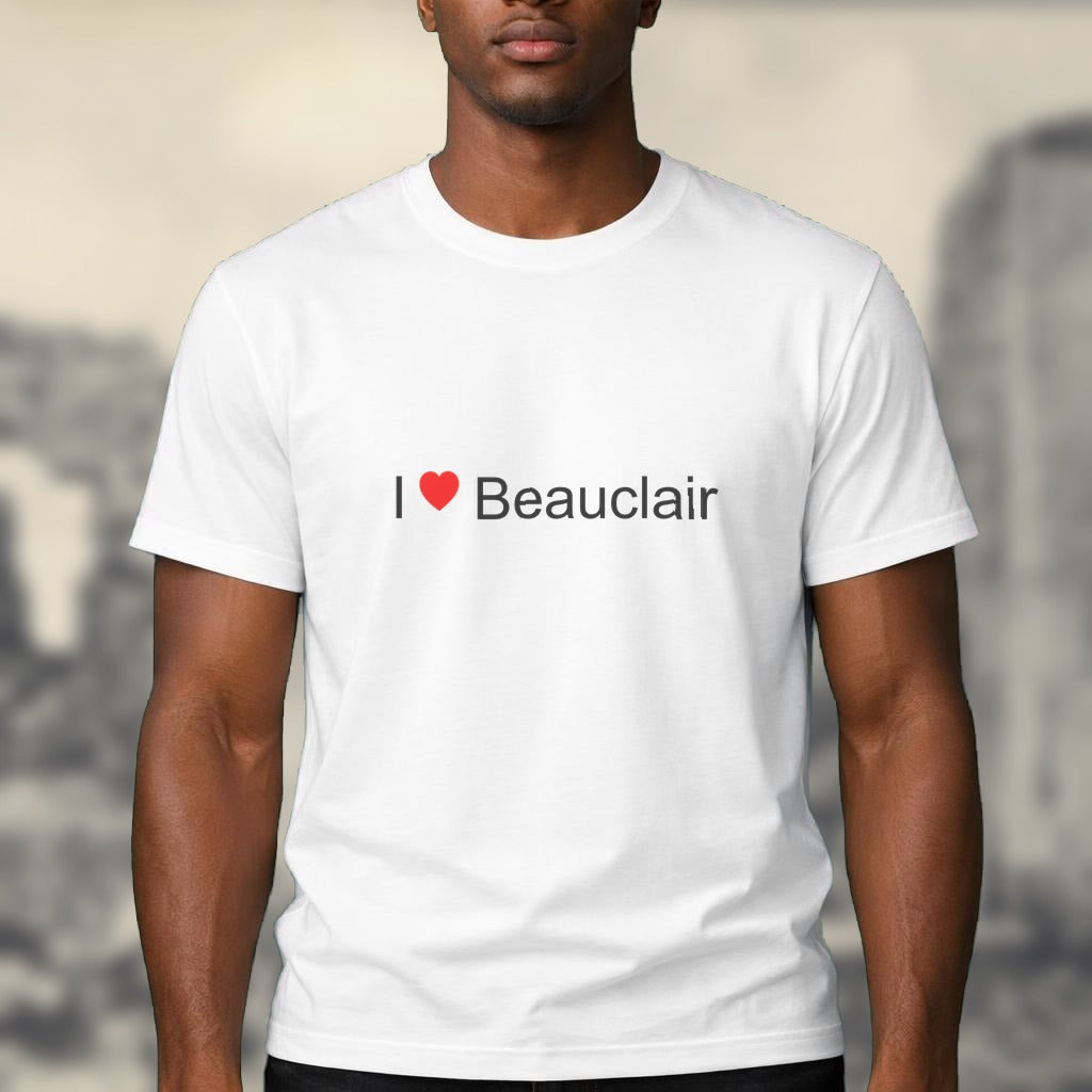 T-shirt I love beauclair