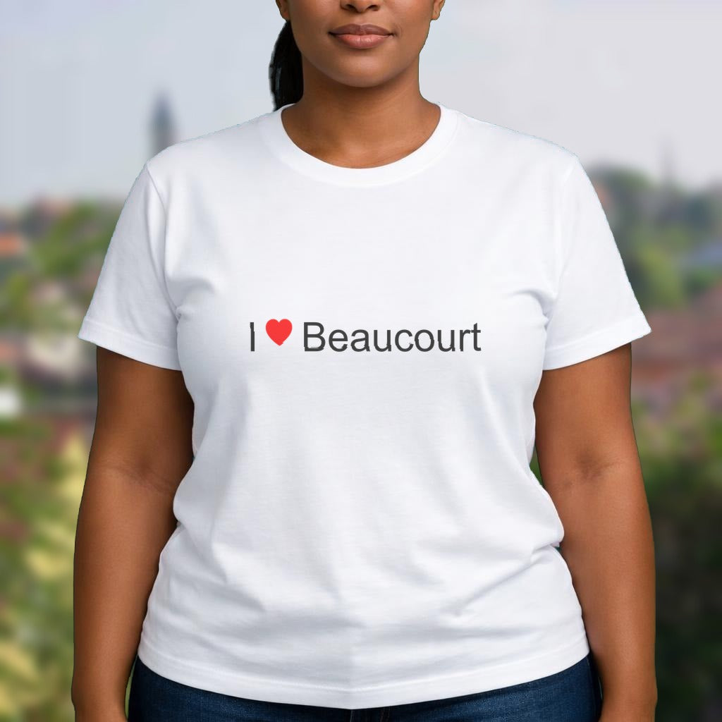T-shirt I love beaucourt