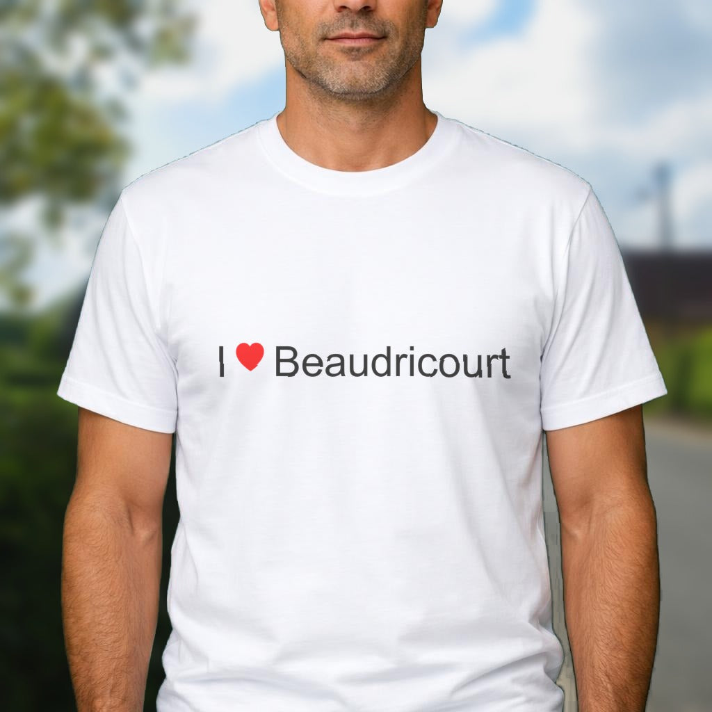 T-shirt I love beaudricourt