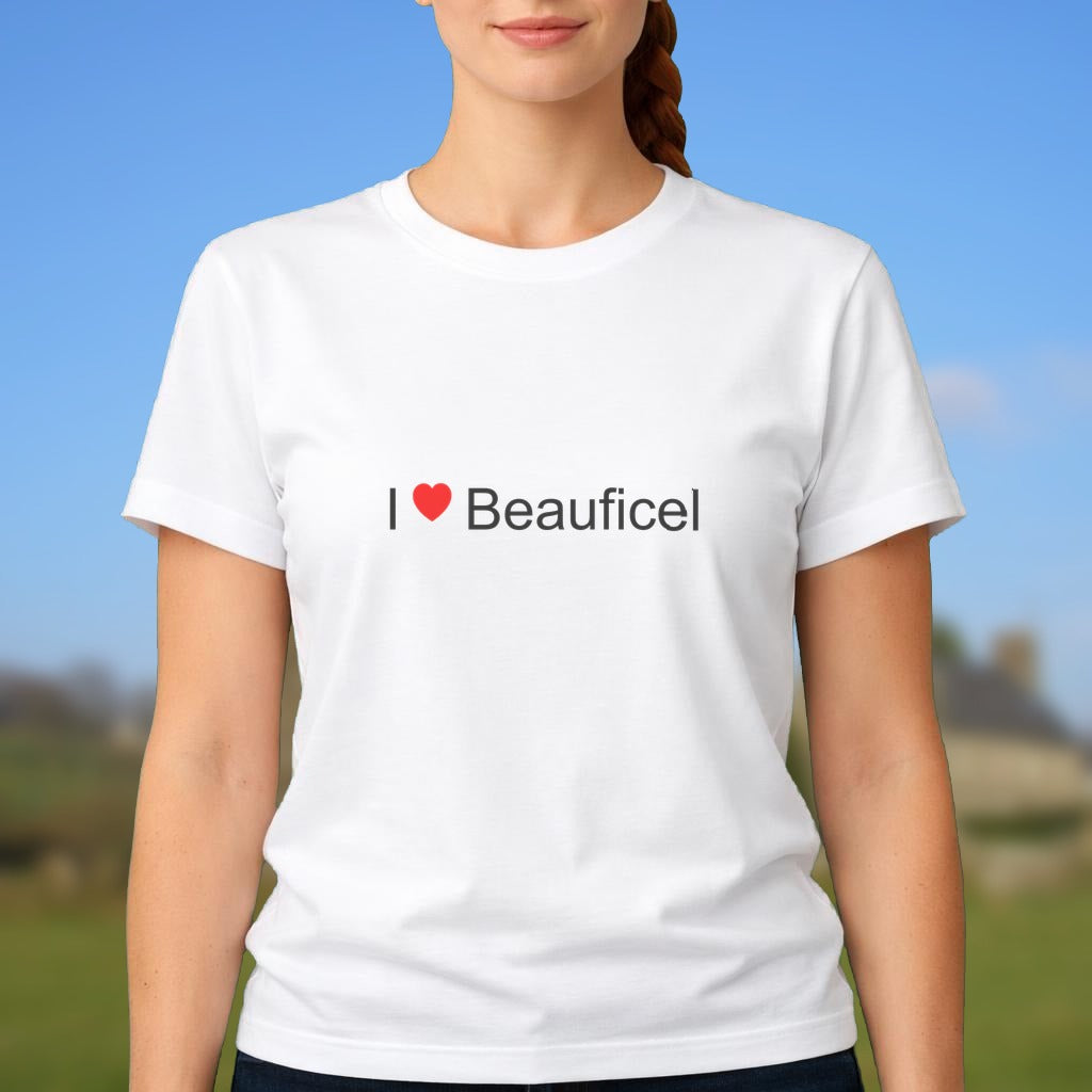 T-shirt I love beauficel