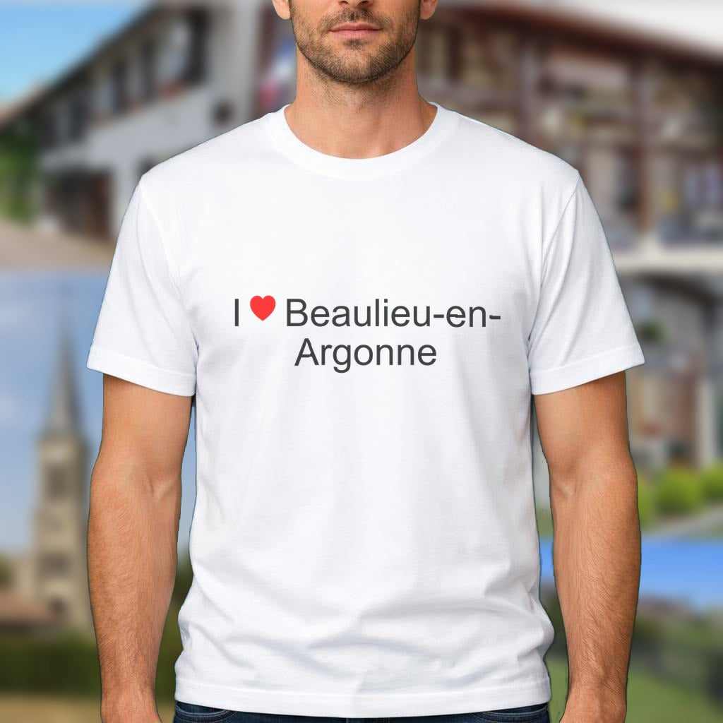 T-shirt I love beaulieu-en-argonne