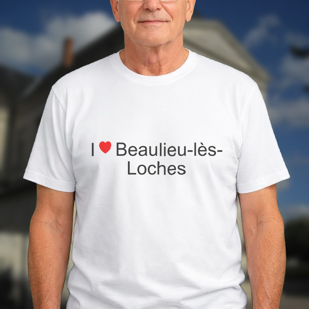 T-shirt I love beaulieu-lès-loches
