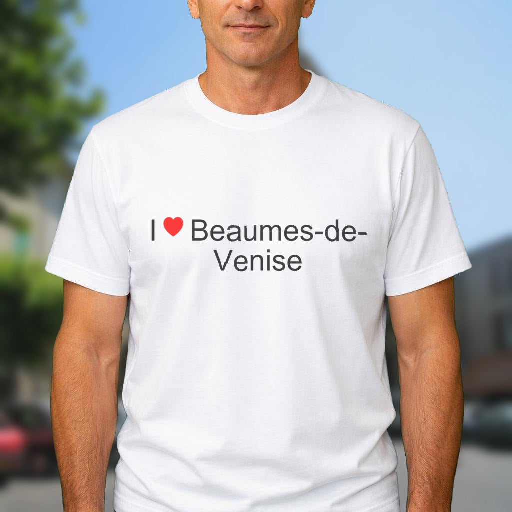 T-shirt I love beaumes-de-venise