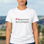 T-shirt I love beaumont-de-lomagne