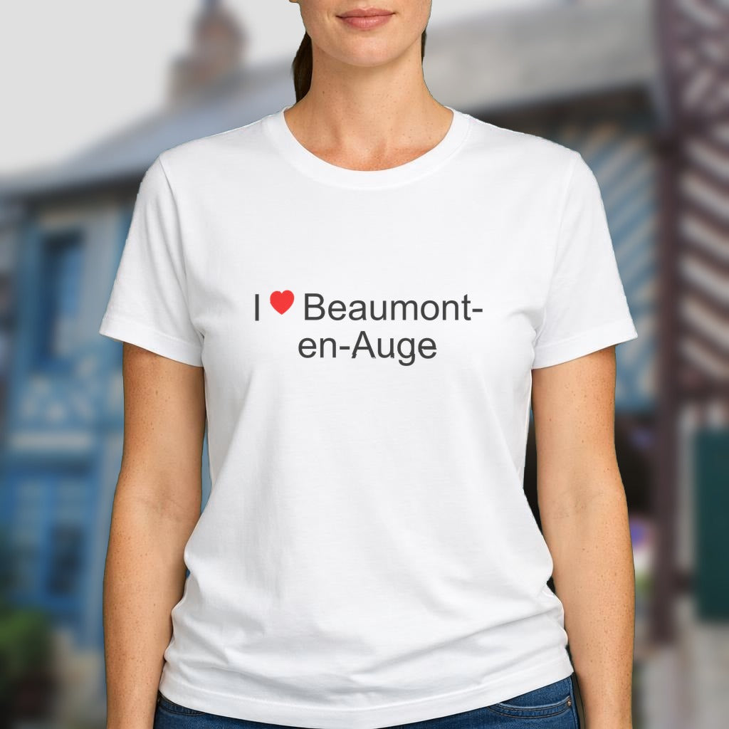 T-shirt I love beaumont-en-auge