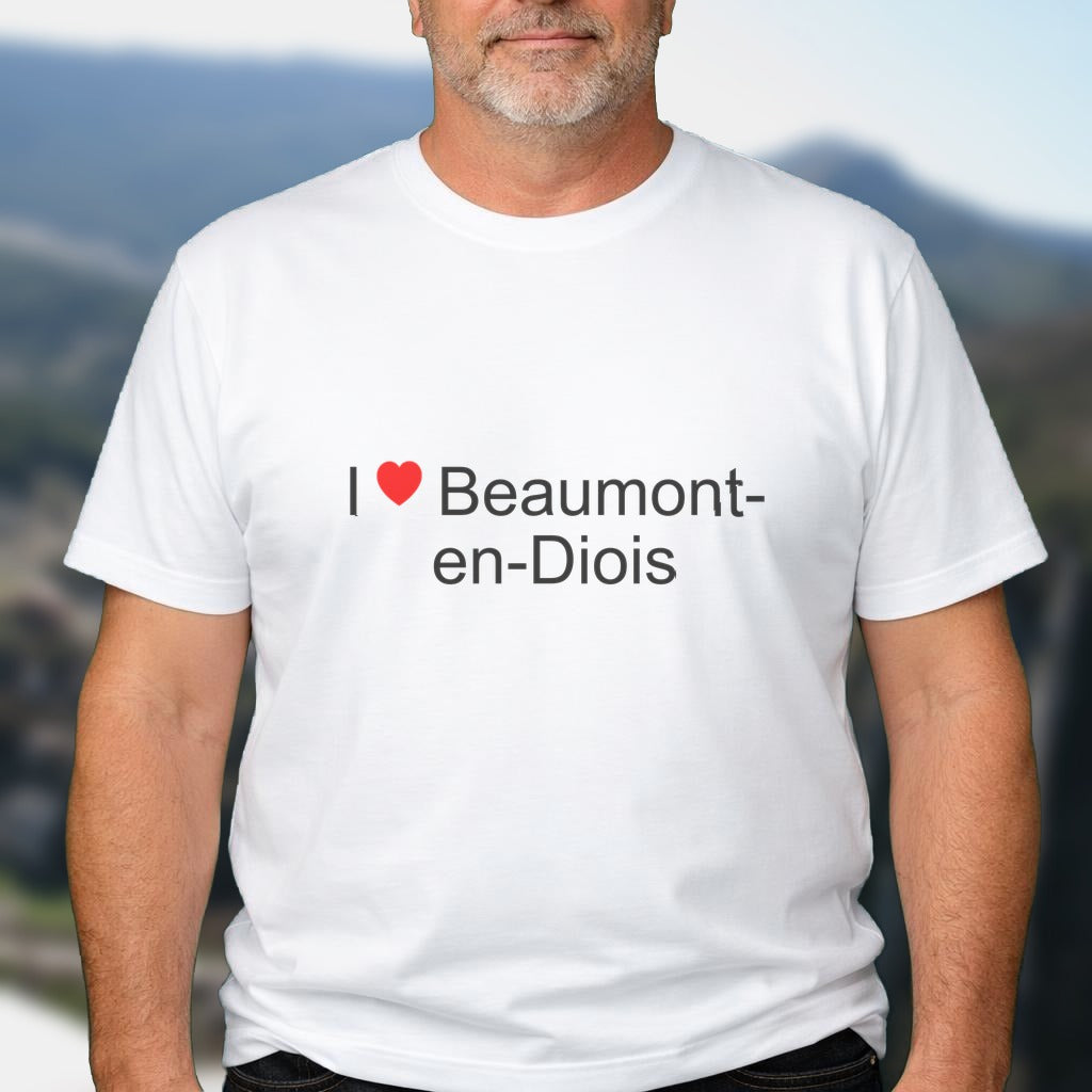 T-shirt I love beaumont-en-diois