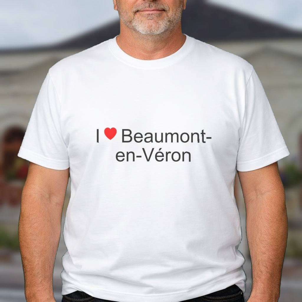 T-shirt I love beaumont-en-véron