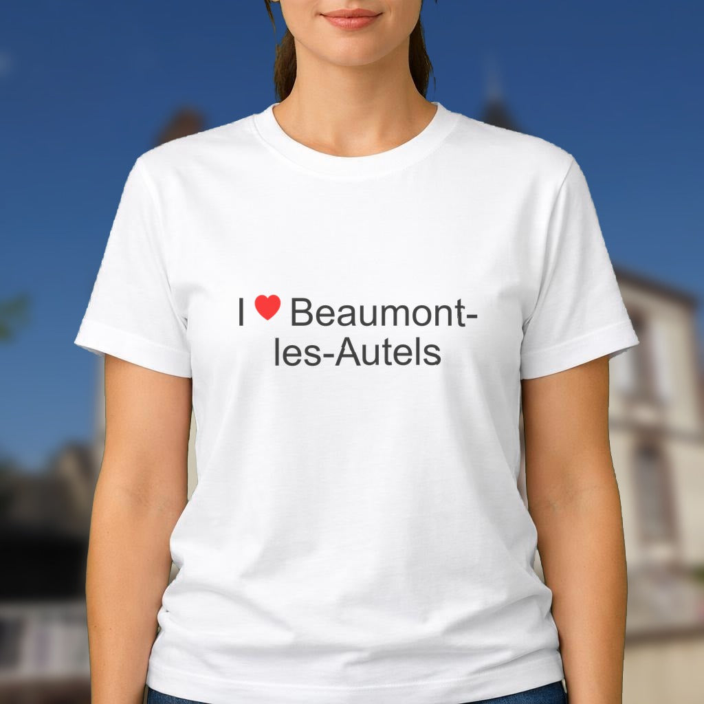 T-shirt I love beaumont-les-autels