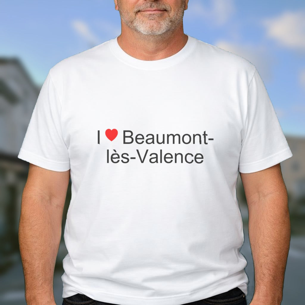 T-shirt I love beaumont-lès-valence