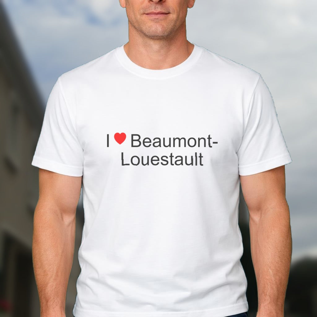 T-shirt I love beaumont-louestault