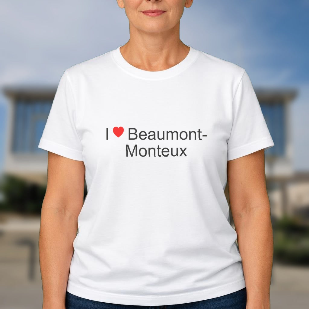 T-shirt I love beaumont-monteux