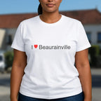 T-shirt I love beaurainville